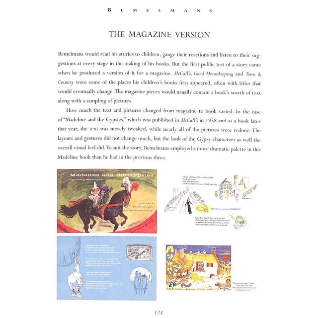 Paper "Bemelmans: The Life & Art of Madeline's Creator" 1999 Marciano, John Bemelmans For Sale - Image 7 of 12
