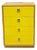 Jack Cartwright for Founders Mid Century Modern Yellow Maple Nightstand Chest For Sale