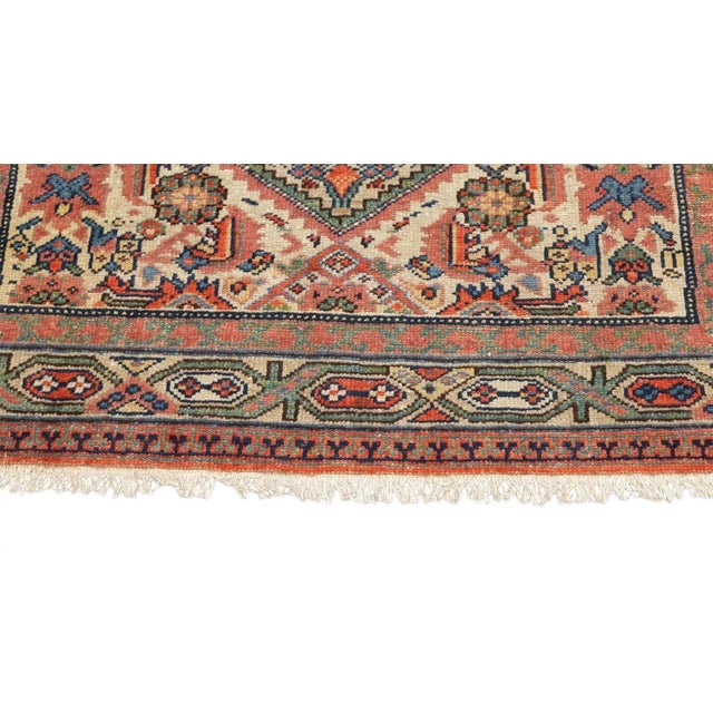 Red Antique Malayer Rug 3'8'' x 6'7'' For Sale - Image 8 of 12