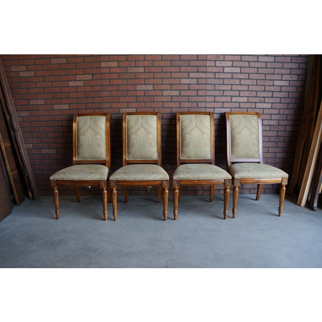 Traditional Ethan Allen Townhouse Addison Dining Chairs ~ Set of 6 For Sale - Image 3 of 15