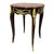 Copper Side Table Marble Topped Rococo Style For Sale