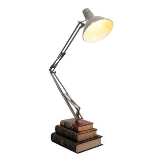 Vintage 1960s Anglepoise English Architect's Light Bibliophile Desk Lamp For Sale