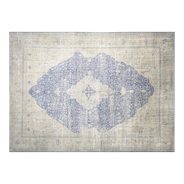 1940s Turkish Oushak Rug For Sale