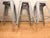 French Country Tolix Marais H65 Steel Counter Stools by Xavier Pauchard, Set of 3 For Sale - Image 3 of 12