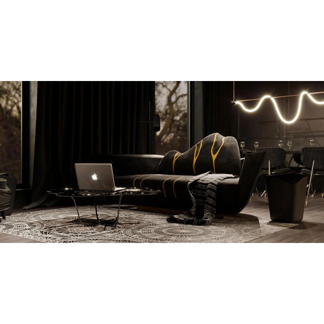 Kintsukuroi Sofa by Alma De Luce For Sale - Image 10 of 11