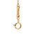Metal Tiffany & Co. Elsa Peretti 18k Yellow Gold 16mm Open Heart Pendant Necklace For Sale - Image 7 of 10