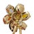 Contemporary Multicolor Jade Flower Clip Earrings, A Pair For Sale - Image 3 of 3