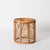 Mid-Century Modern Rattan and Wicker Round Pouf by Tito Agnoli, Italy, 1960s For Sale - Image 3 of 13