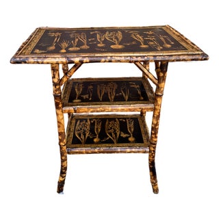 19th Century Decoupaged Table For Sale