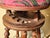 19th Century Antique Napoleon III Swivel Piano Stool in Beechwood, 1890s For Sale - Image 5 of 7