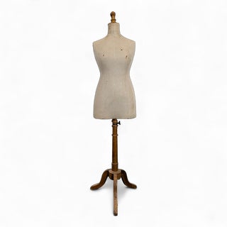 Vintage Mannequin with Wooden Base from Siegel For Sale