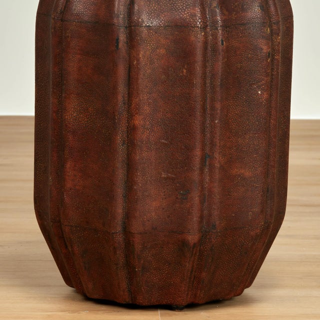 Vintage Pair of Shagreen Garden Seats or Stands For Sale - Image 9 of 11