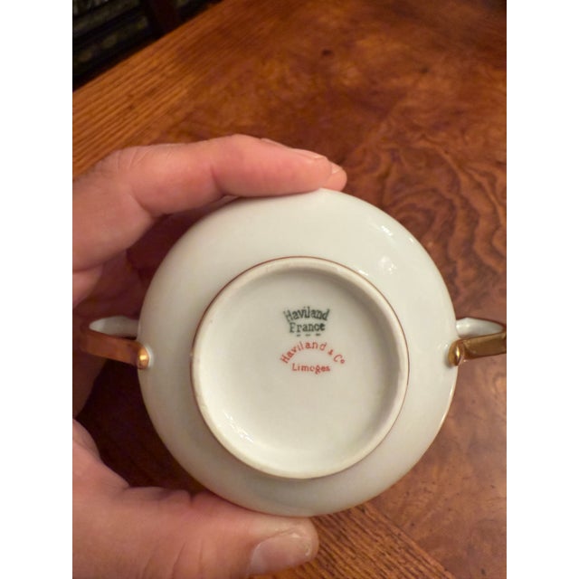 Haviland & Co. Haviland & Co. Limoges “Albany” Greek Key French Porcelain For Sale - Image 4 of 6