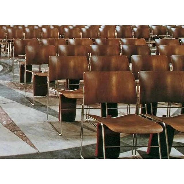 1970s David Rowland 40/40 Birch Stacking Chair Lot For Sale - Image 12 of 12