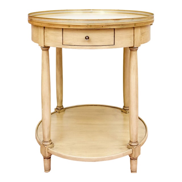 McLain Wiesand Round Galleried “Bouliotte” Accent Table For Sale
