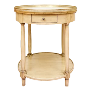 McLain Wiesand Round Galleried “Bouliotte” Accent Table