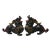 Metal Chinese Metal Color Painted Forturn Fengshui Pixiu Figures - a Pair For Sale - Image 7 of 7