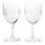 1940s Seneca Glass “Rose” Pair of Etched Optic Water Glasses For Sale