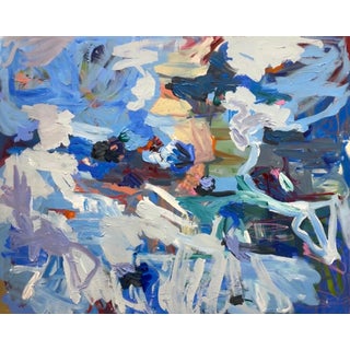 “Marblehead Blue” Original Painting by Hayley Morée For Sale