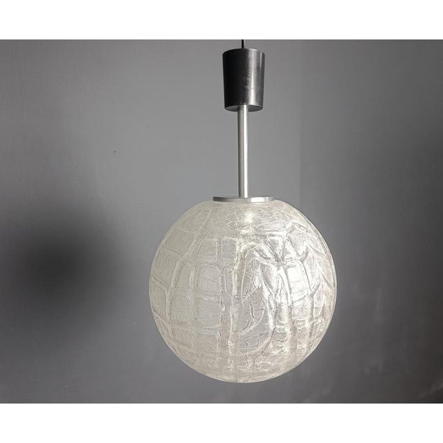 Vintage Pendant Light attributed to Doria Leuchten, 1960s For Sale - Image 6 of 10
