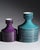 Mid-Century Modern Turquoise and Purple Porcelain Vases by Hans Theo Baumann for Rosenthal, 1964, Set of 2 For Sale - Image 3 of 14