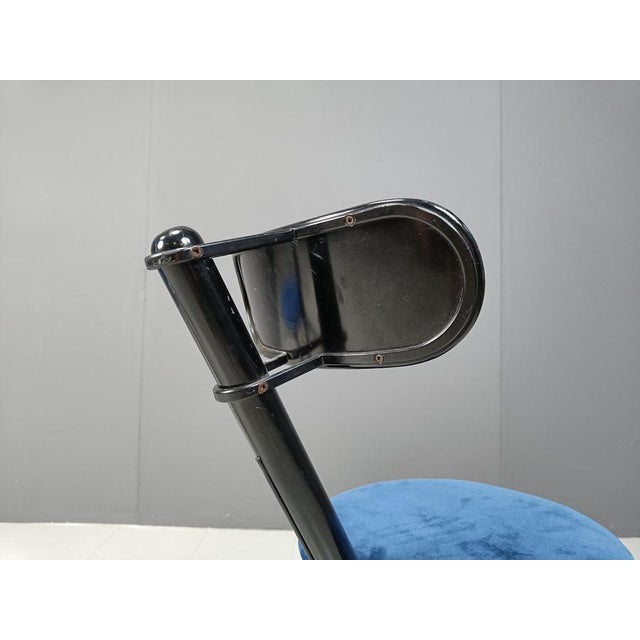 Foldable Stools attributed to Calligaris, 1990s, Set of 2 For Sale - Image 6 of 10