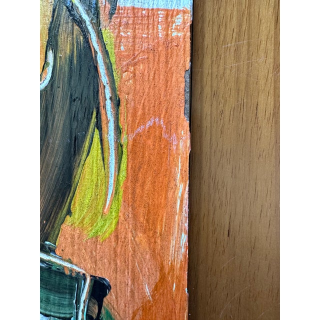 1964 Original Painting Titled “Art” by Artist Peter Keil For Sale - Image 11 of 12