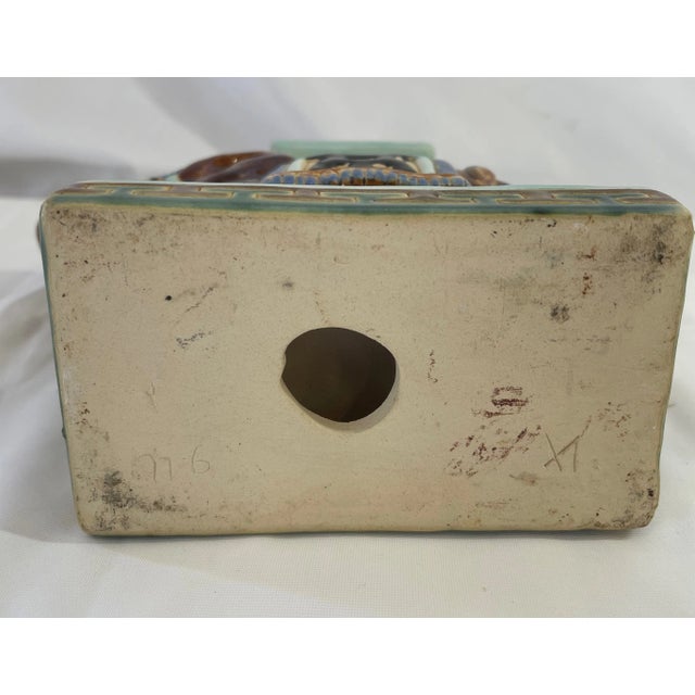 Majolica Pottery Elephant For Sale In Birmingham - Image 6 of 8