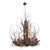 Farmhouse Late 20th Century Six-Arm Found Twig Chandelier For Sale - Image 3 of 10
