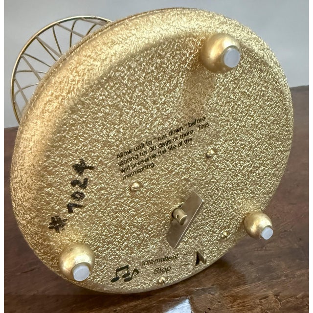 Belgian Two-Bird Singing Automaton in Gilded Cage For Sale - Image 9 of 10
