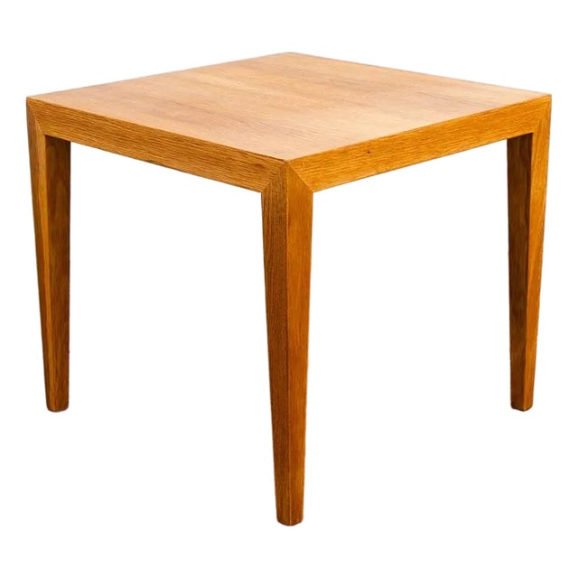 Mid Century Danish Modern End Table Severin Hansen Oak Side Nightstand Nm MCM For Sale
