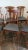 1960s 1960s Mid-Century Modern Bonnie Garrison Persimon Cat Eye Chair Set Six Walnut For Sale - Image 5 of 9