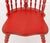 Wood Windsor Style Red Painted Dining Chairs, 4 For Sale - Image 7 of 9
