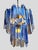 Metal Blue Riviera Murano Glass Chandelier, 1970s Italian Coastal Glamour For Sale - Image 7 of 12
