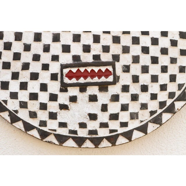1960s Black & White Bobo African Mask For Sale - Image 5 of 10