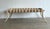 Mid-Century Modern Vintage Saber Leg Bench For Sale - Image 3 of 12