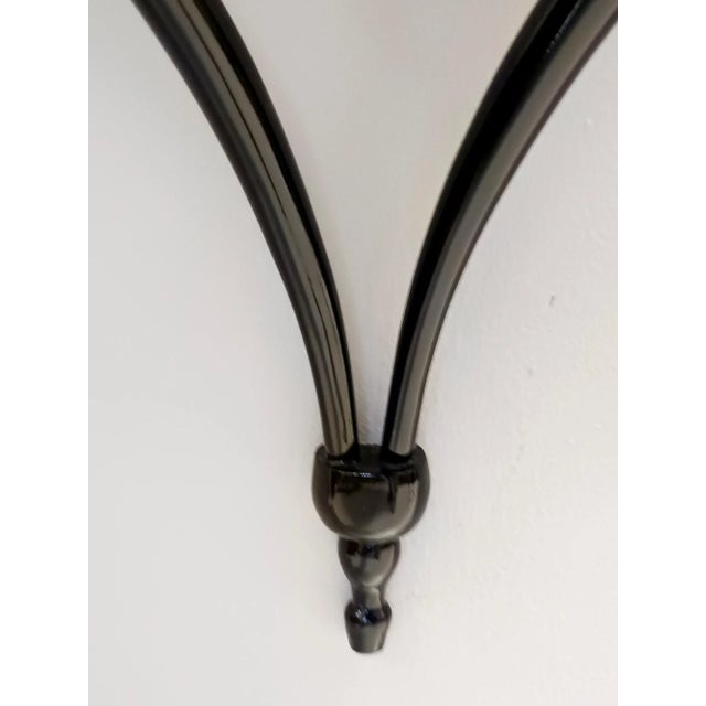 Black Wall-Mounted Console Tables by Guglielmo Ulrich, 1950s, Set of 2 For Sale - Image 16 of 18