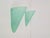 Vintage Triangular Conical Wall Sconces in Green Frosted Glass, 1990s, Set of 2 For Sale - Image 13 of 15