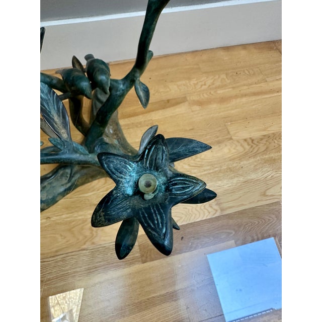 Vintage Bronze Verdigris Coffee Table by Willy Daro, 1970 For Sale - Image 11 of 16