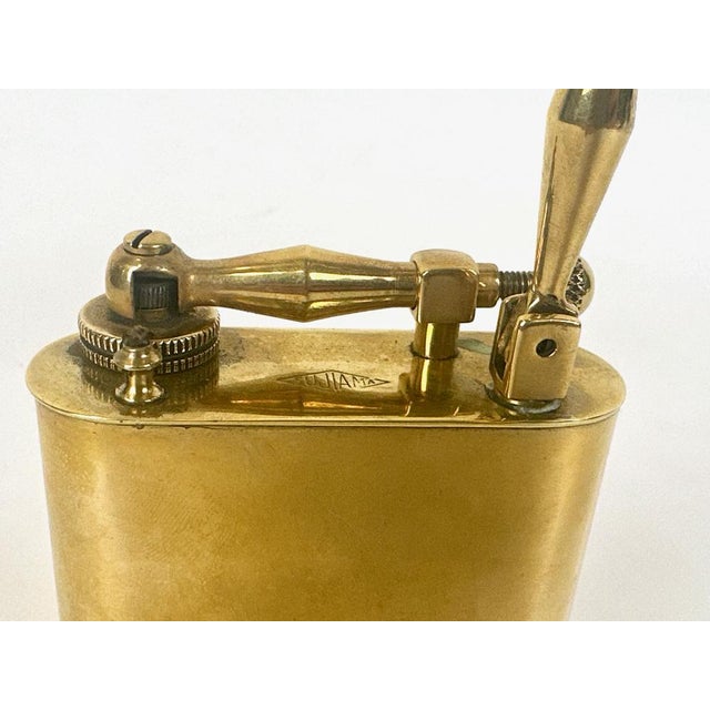 French Art Deco Brass Lighter from Fujiama, 1930s For Sale - Image 6 of 8