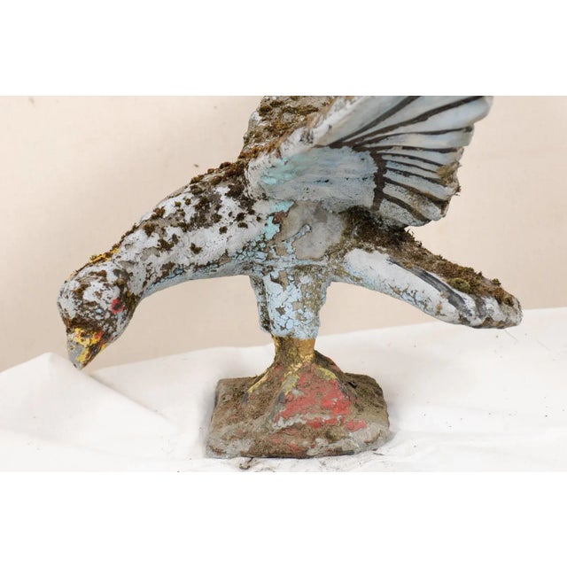Mid 20th Century French Bird Garden Statue For Sale - Image 9 of 11