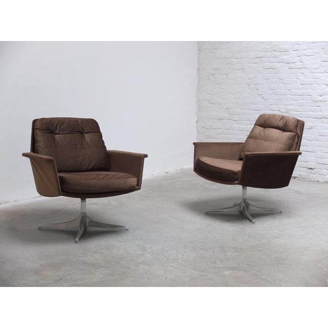 Sedia Swivel Lounge Chairs by Horst Brüning for Cor, 1972, Set of 2 For Sale - Image 17 of 18