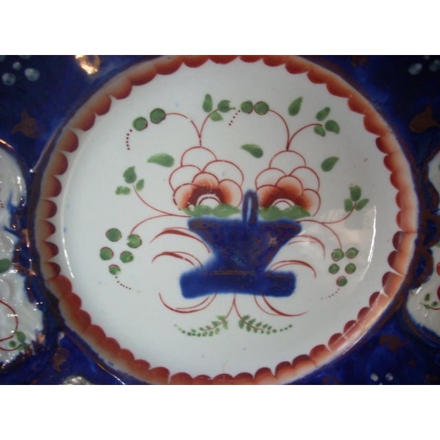 Traditional Gaudy Welsh Serving Plate For Sale - Image 3 of 3