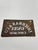 Charming slender brass stencil Friedman & Co 6833 Chicago. Late 19th or eaerly 20th century. Great wall decor.