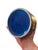 Two Aldo Londi Vases in Rimini Blue With Mettalic Clovers For Sale - Image 9 of 11