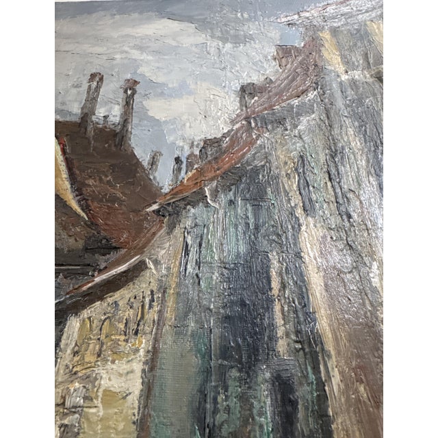 Alfred Usselmann, Chemin en Alsace, 1968, Oil on Canvas, Framed For Sale - Image 7 of 11