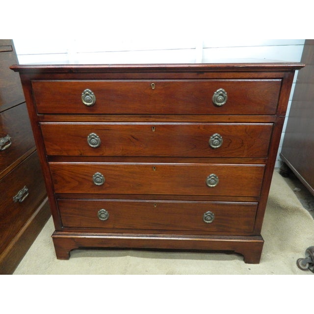 Small Edwardian Mahogany Chest of Drawers, 1890s For Sale - Image 18 of 18