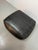 Industrial Large Vintage Black Patched Leather Pouf from de Sede, 1960s For Sale - Image 3 of 4