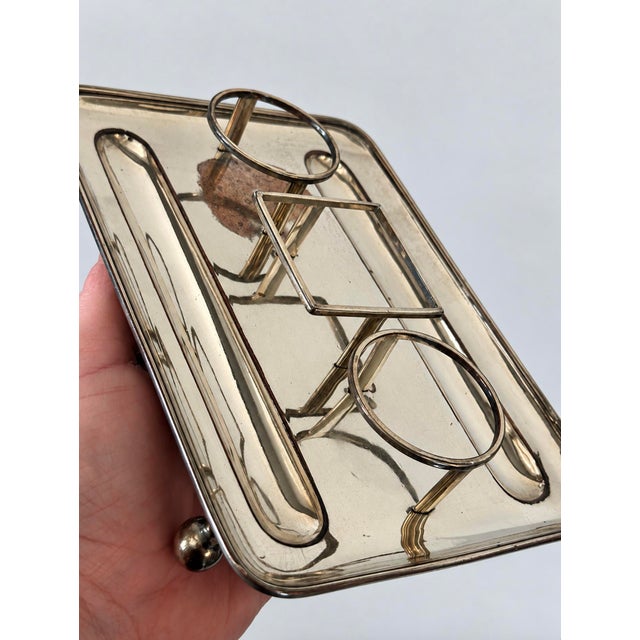 Early 19th Century Georgian Old Sheffield Plate Silverplated Partners Inkwell Desk Set For Sale In Cincinnati - Image 6 of 17