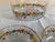 Vintage 7-piece “Servizio Macedonia” glass serving set by Cerve, made in Parma, Italy in 1998. The set consists of one...